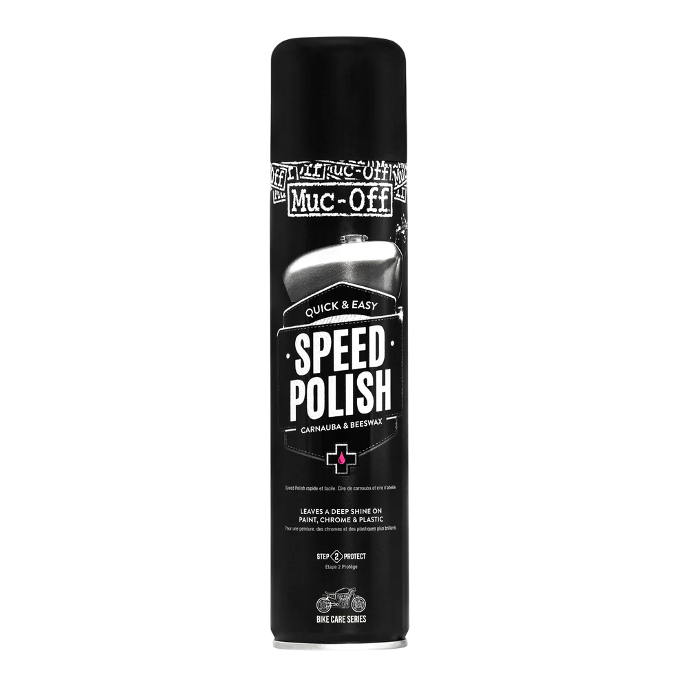 תרסיס פוליש ווקס מהיר מאק אוף - MUC-OFF MOTORCYCLE SPEED POLISH 500ML