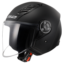 קסדת 3/4 אל אס 2 איירפלו 2 שחור מט – LS2 OF616 AIRFLOW II SOLID MATT BLACK