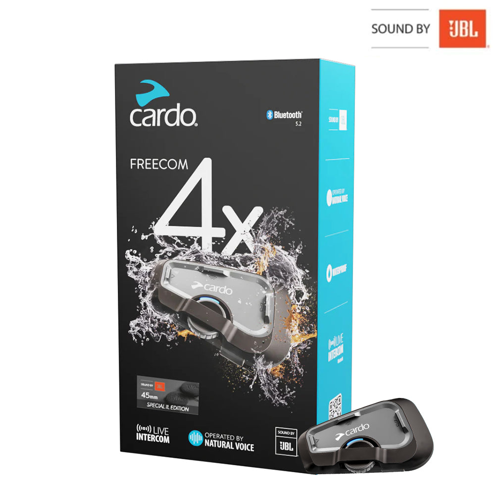 דיבורית בלוטוס לקסדה קארדו – CARDO FREECOM 4X SPECIAL IL EDITION