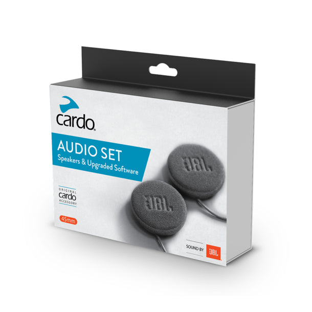 סט רמקולים ייעודיים לקסדה 45 מ”מ – CARDO JBL 45MM AUDIO SET