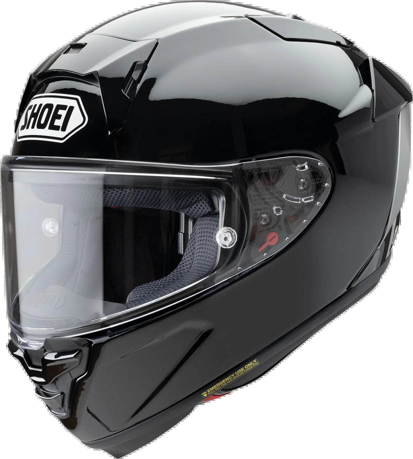 קסדה מלאה שואי שחור מבריק – SHOEI X-SPR PRO GLOSS BLACK