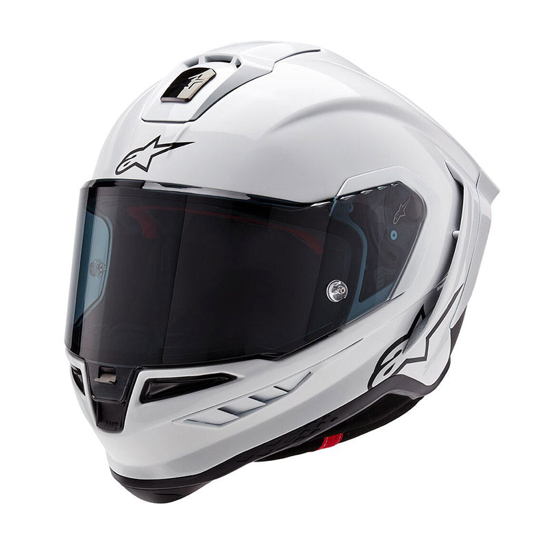 קסדה מלאה ספורטיבית אלפינסטארס לבן מבריק – ALPINESTARS SUPERTECH R10 GLOSS WHITE