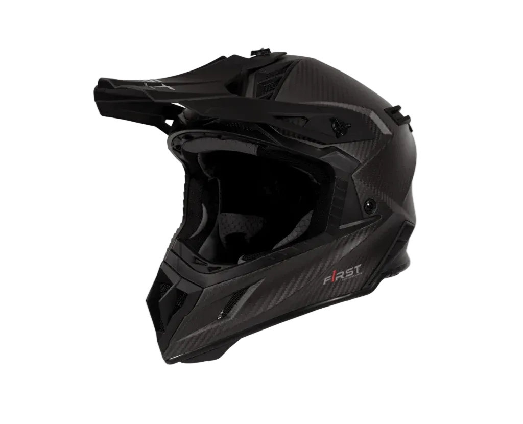 קסדת קרבון פירסט שחור מט – F1RST CARBON STRIKER