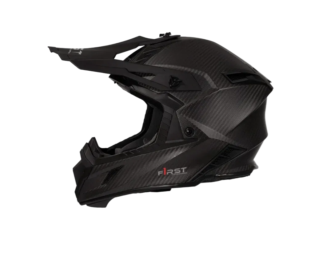 קסדת קרבון פירסט שחור מט – F1RST CARBON STRIKER