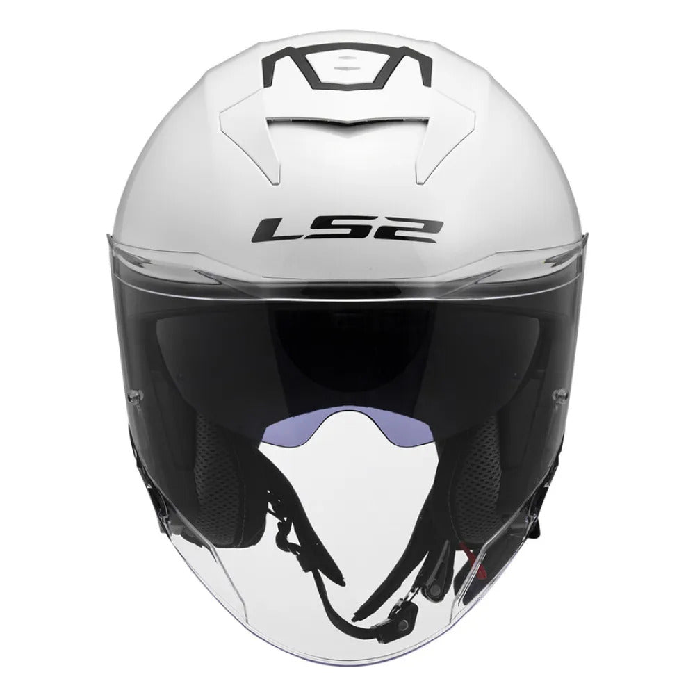 קסדת 3/4 אל אס 2 ורסו 2 לבן מבריק – LS2 OF618 VERSO II GLOSS WHITE